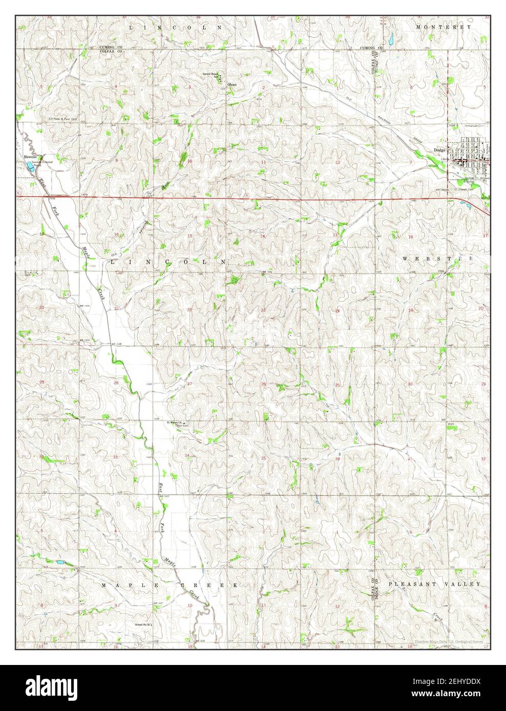 Map of dodge hires stock photography and images Alamy