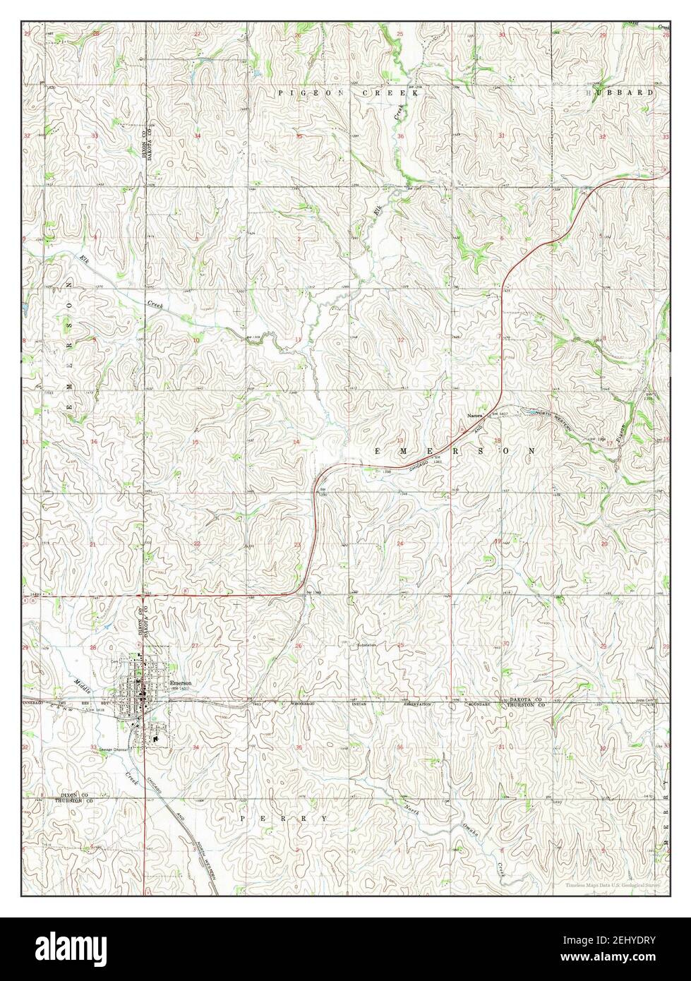 Map of emerson hires stock photography and images Alamy