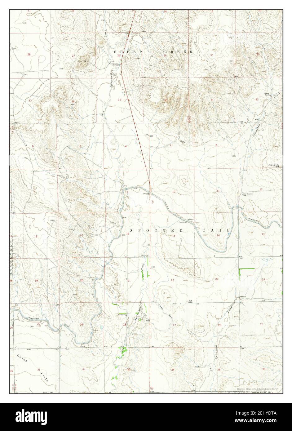 Erdman Ranch, Nebraska, map 1963, 1:24000, United States of America by ...