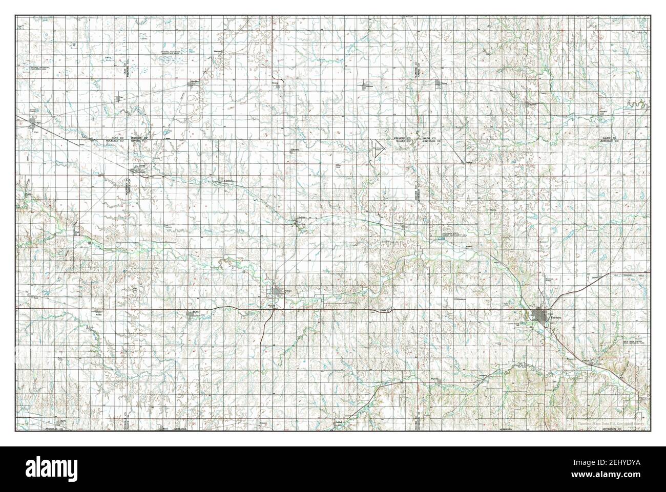 Map of fairbury nebraska Cut Out Stock Images & Pictures Alamy