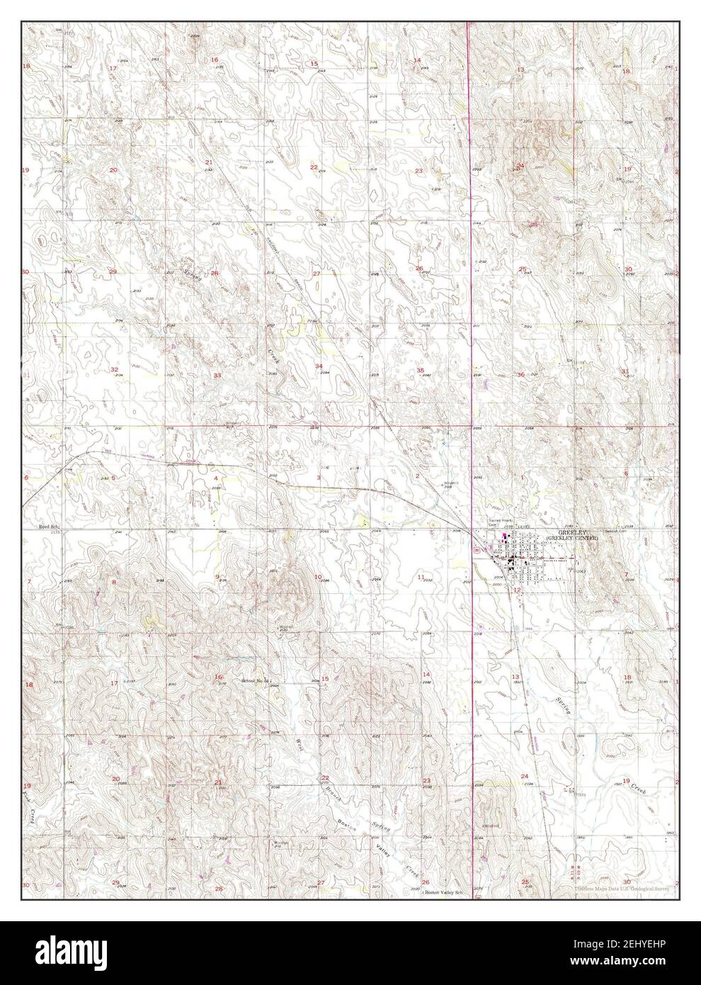 Map of greeley Cut Out Stock Images & Pictures Alamy