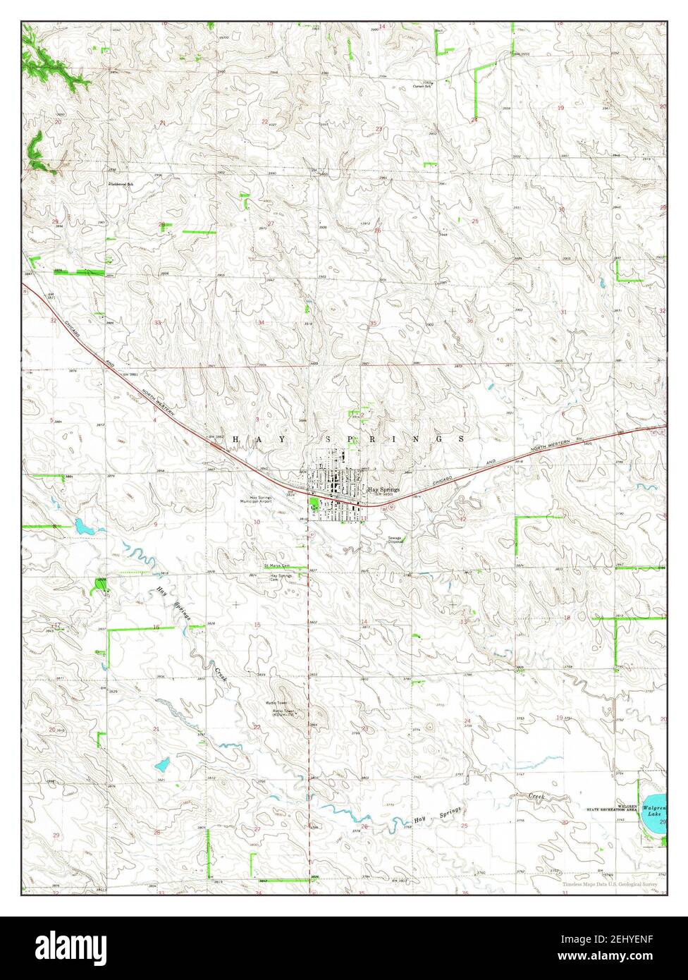 Hay Springs Nebraska Map 1966 124000 United States Of America By Timeless Maps Data Us Geological Survey 2EHYENF 