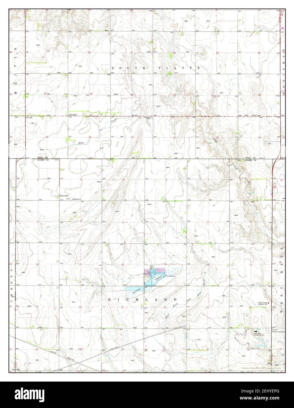 Map of hastings nebraska hires stock photography and images Alamy