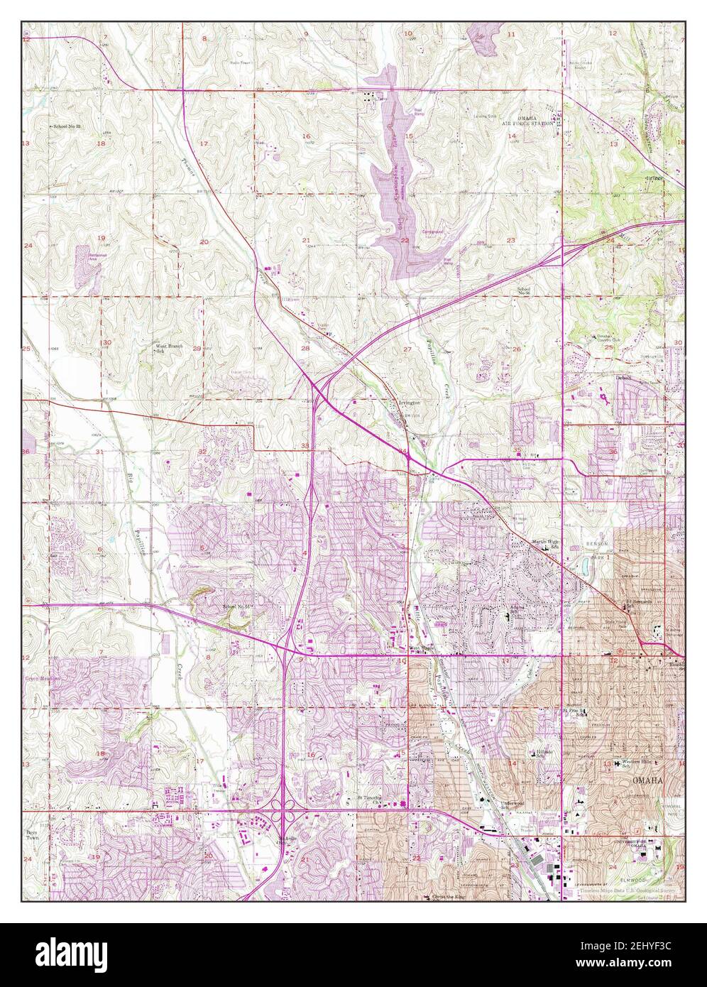 Irvington map hires stock photography and images Alamy