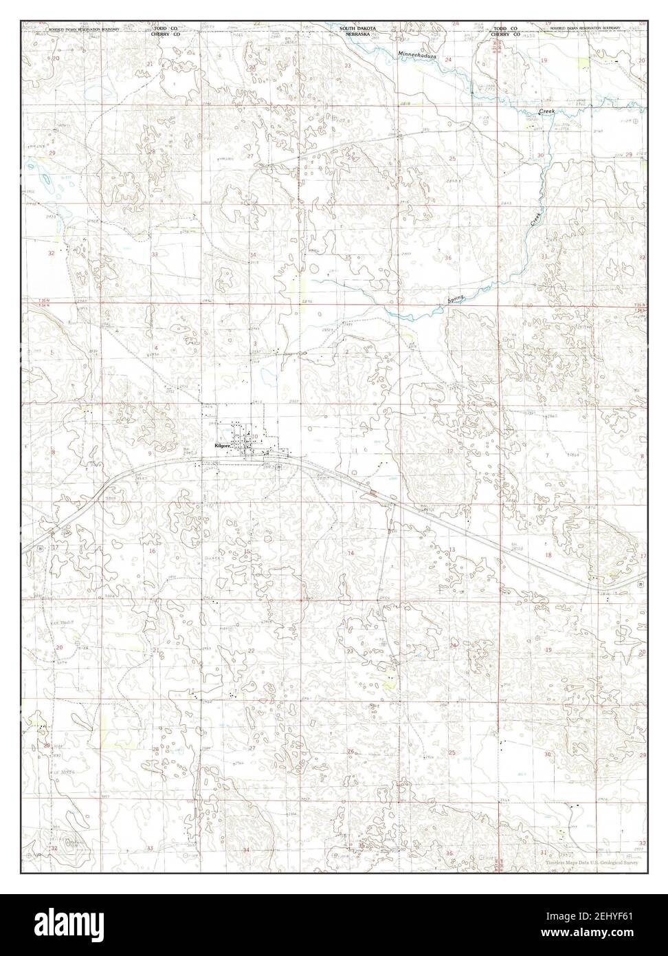 Map of kilgore nebraska Cut Out Stock Images & Pictures Alamy