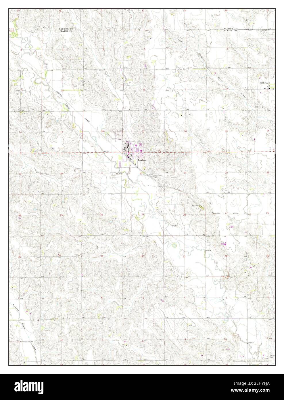 Map of lindsay Cut Out Stock Images & Pictures Alamy