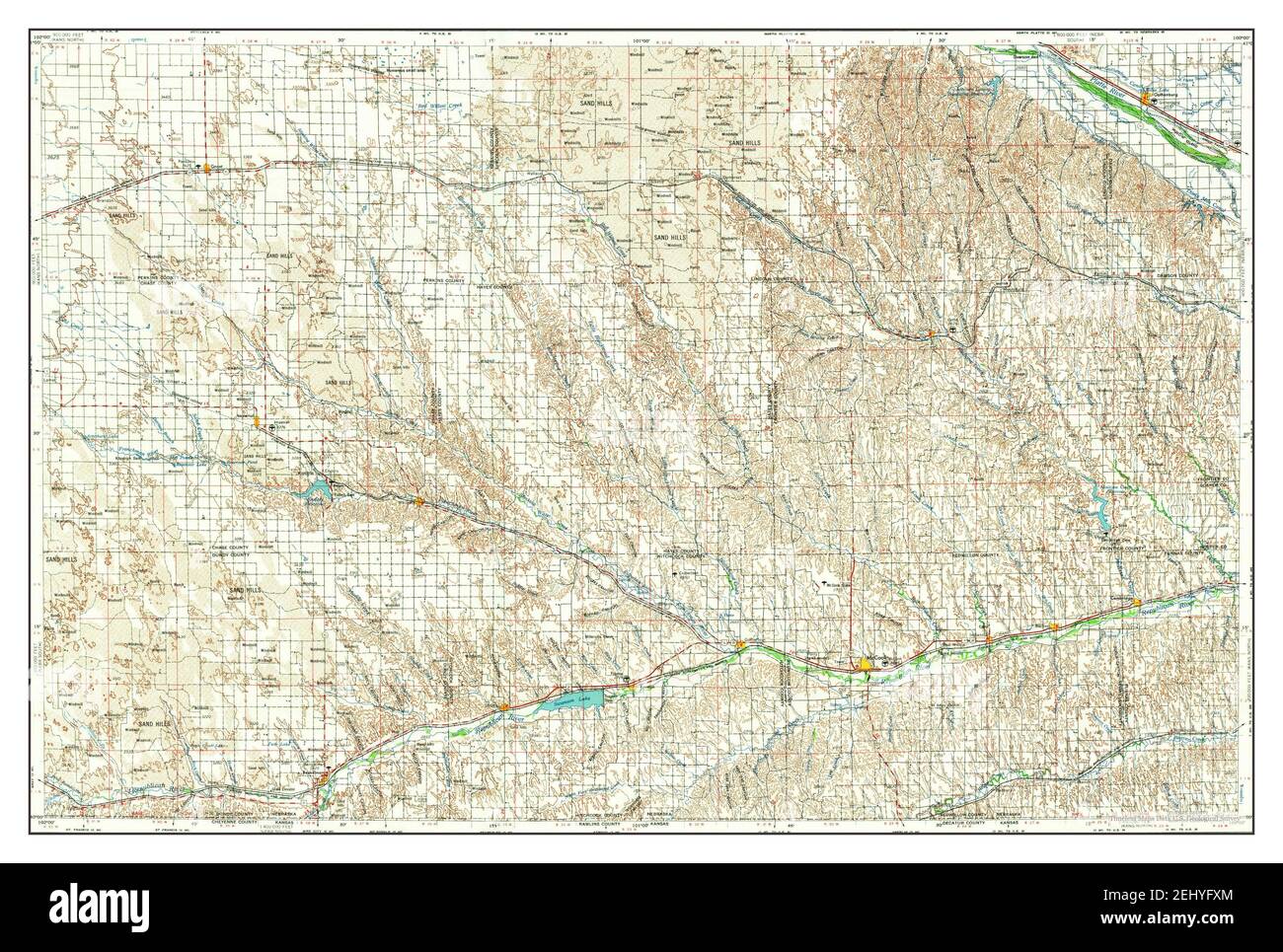 Map of mccook nebraska hires stock photography and images Alamy