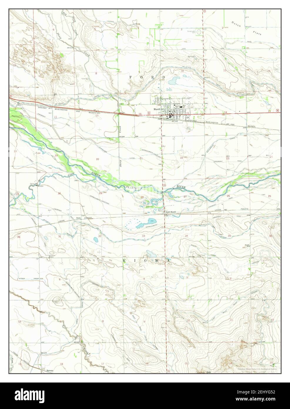 Morrill, Nebraska, map 1963, 124000, United States of America by Timeless Maps, data U.S