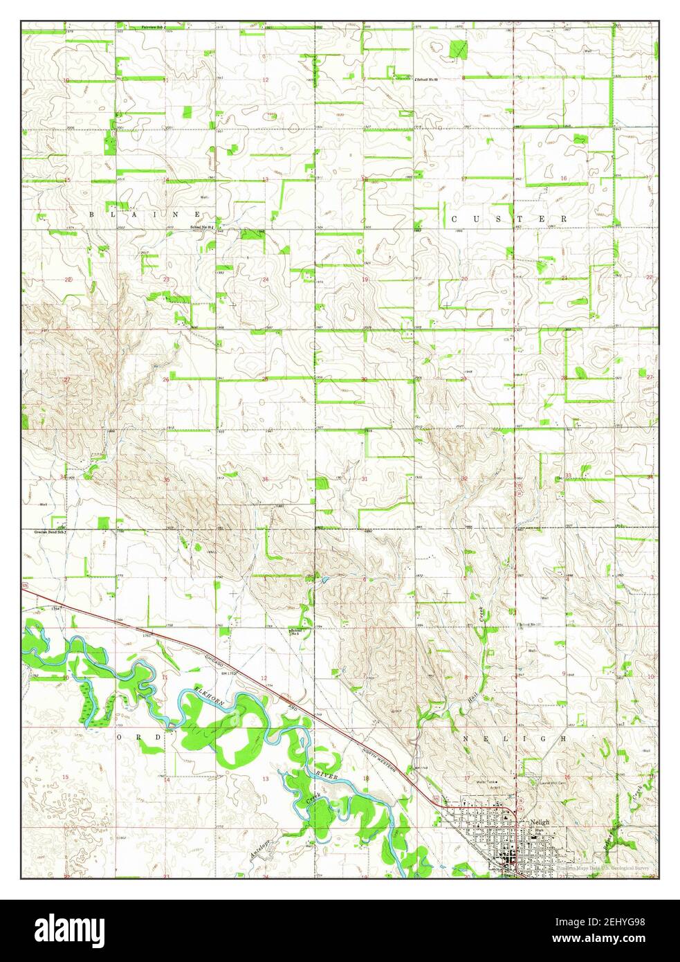 Map of neligh hires stock photography and images Alamy