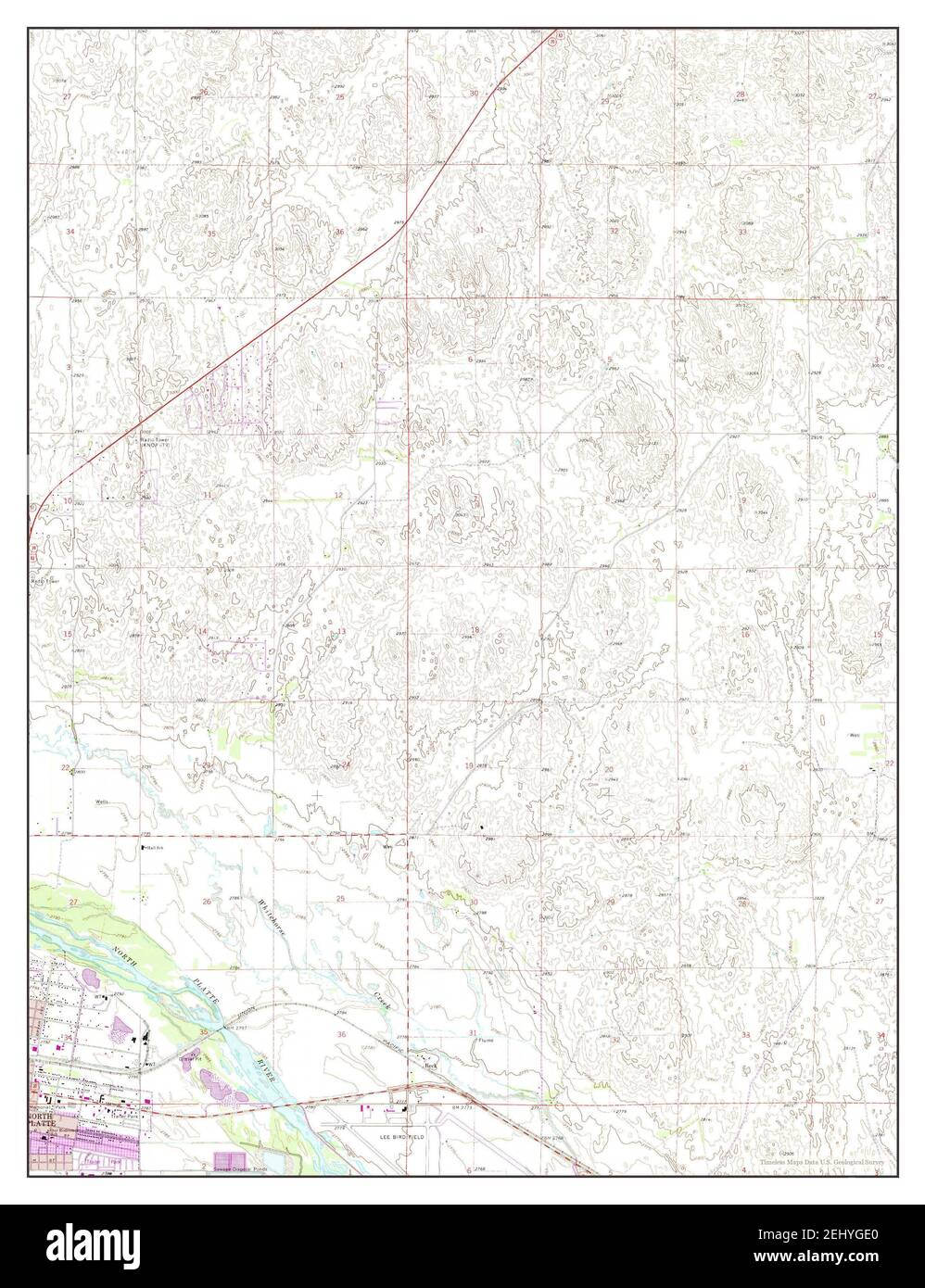 Map of north platte hires stock photography and images Alamy