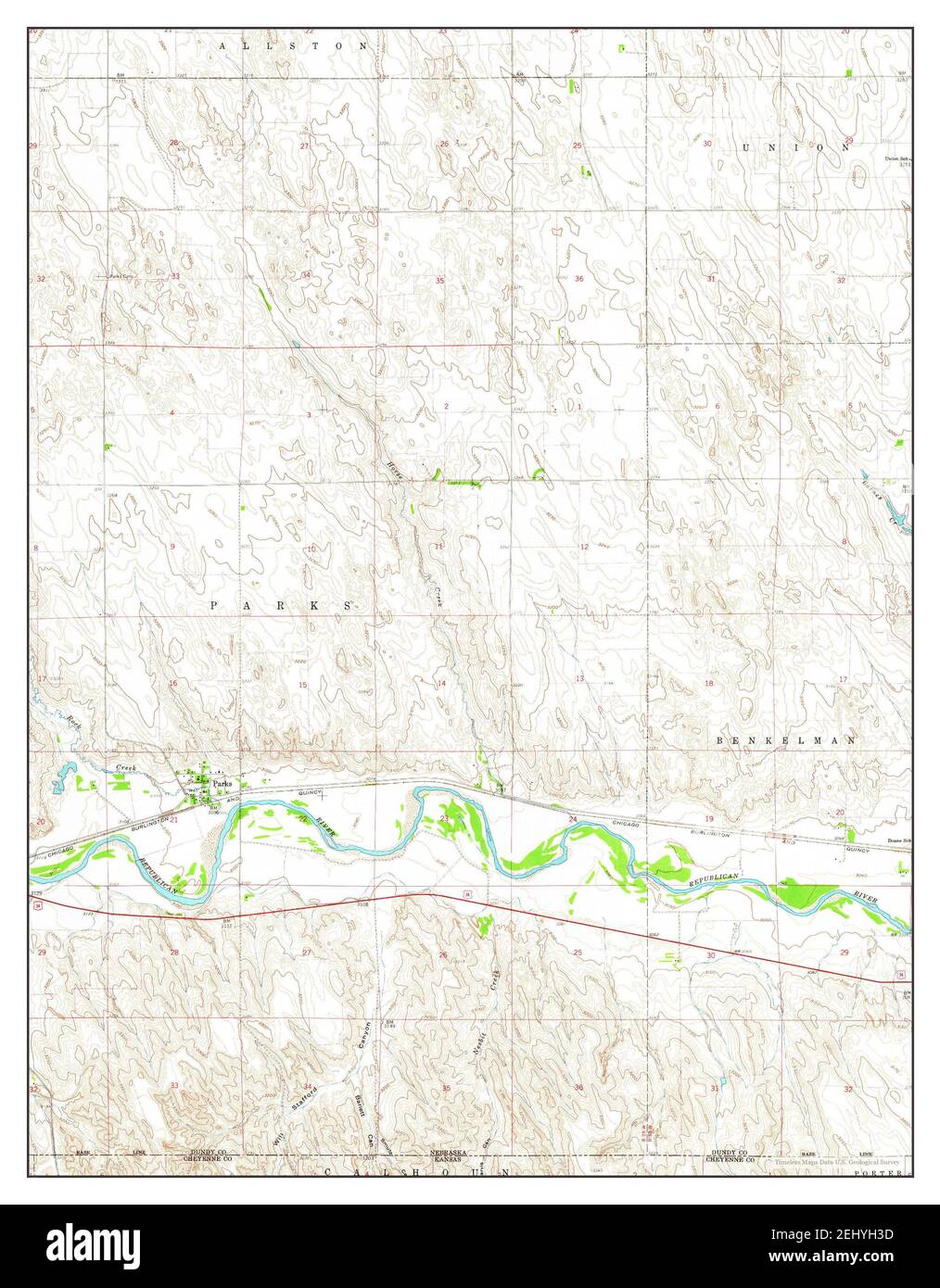 Map of parks nebraska hires stock photography and images Alamy