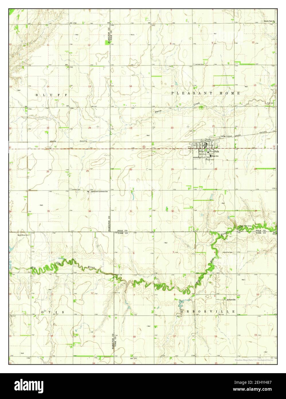 Polk map hires stock photography and images Alamy
