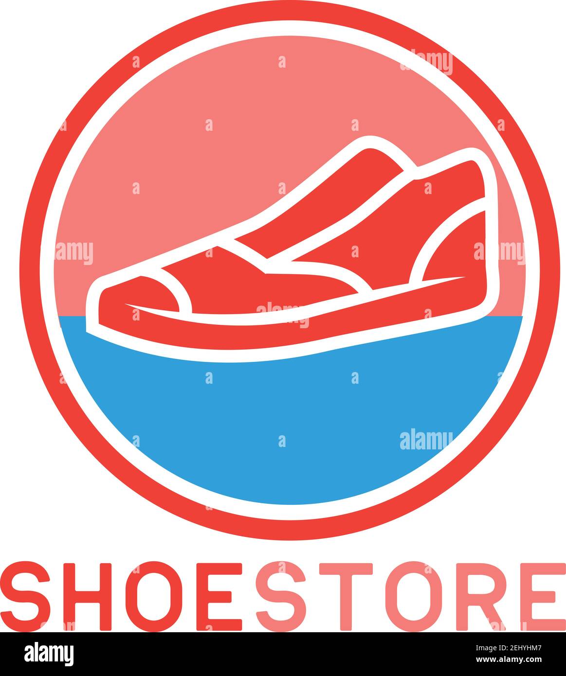 shoes store logo for shoes store on white background. vector ...