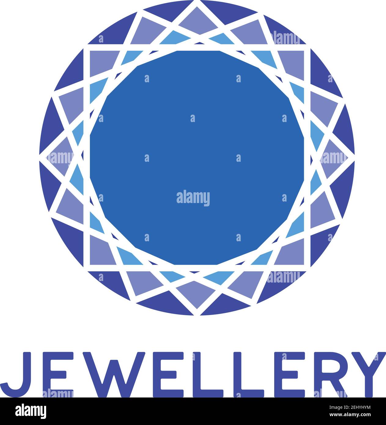jewelry logo on white background. vector illustration Stock Vector