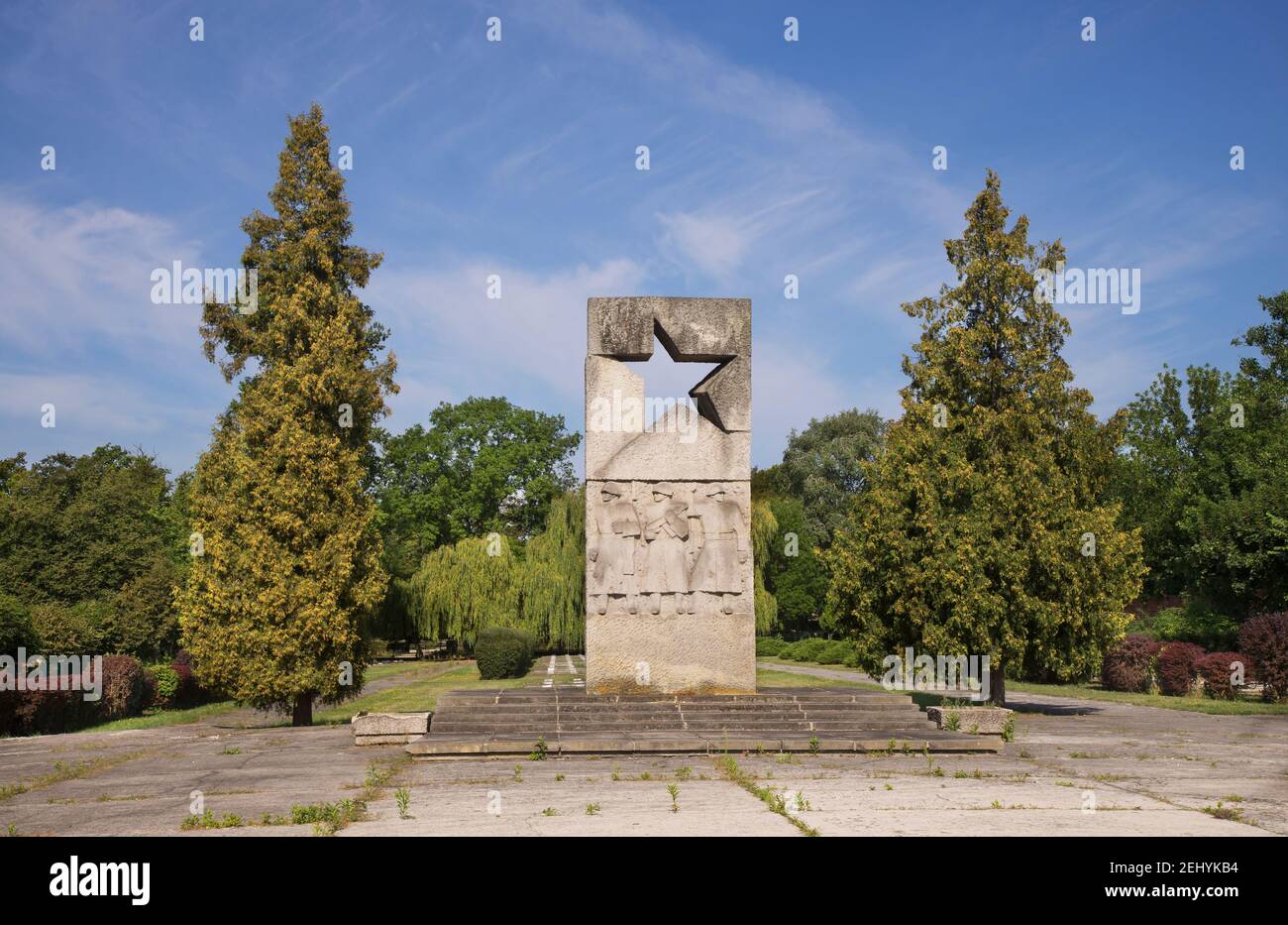 Cemetery of soviet soldiers hi-res stock photography and images - Alamy