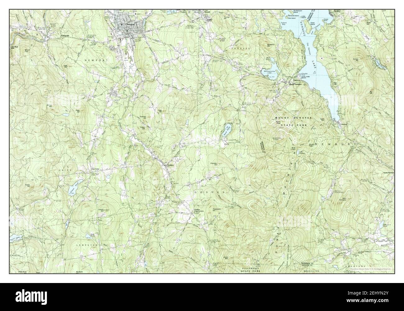 Newport new hampshire map Cut Out Stock Images & Pictures Alamy