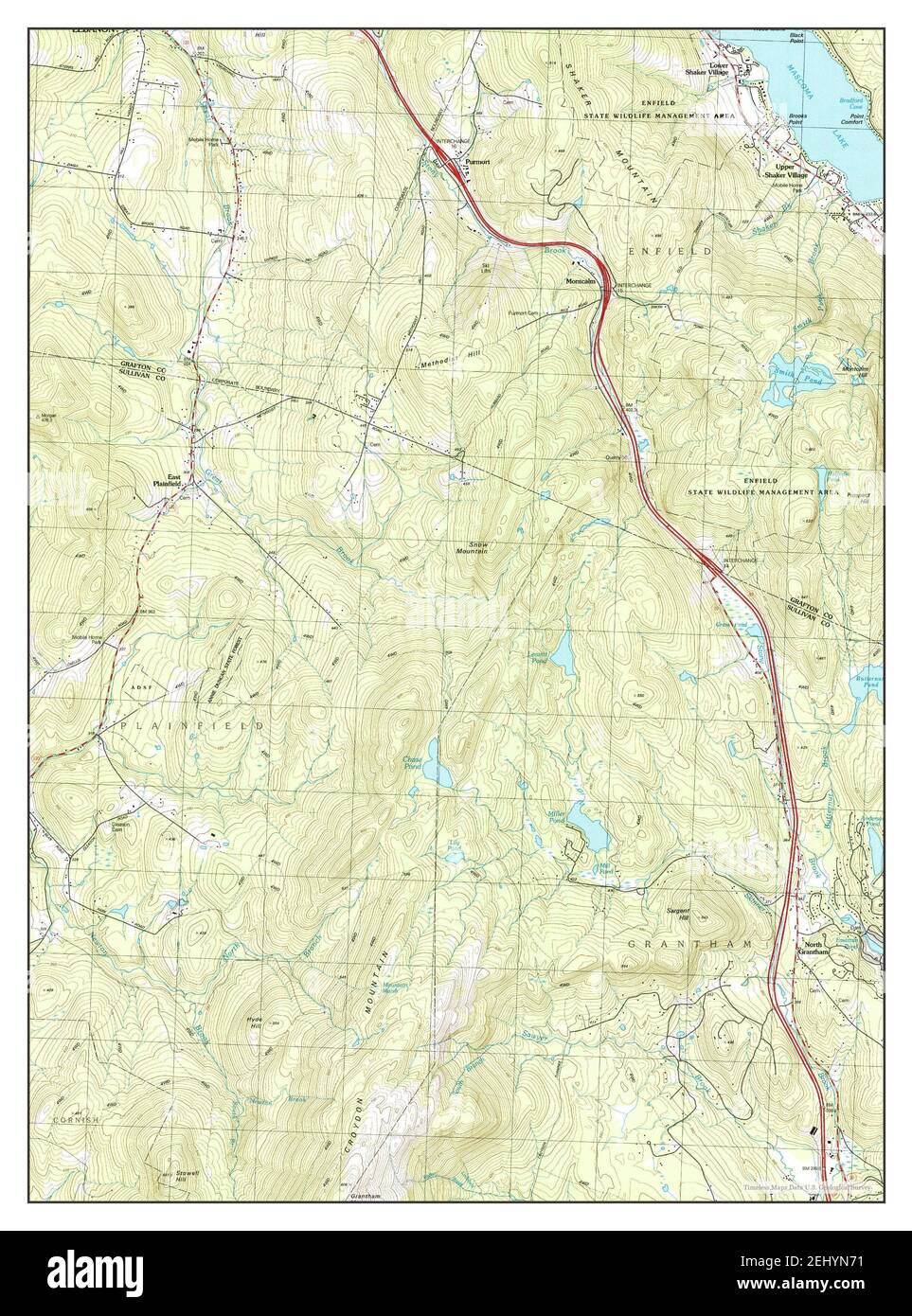 Map of grantham Cut Out Stock Images & Pictures Alamy