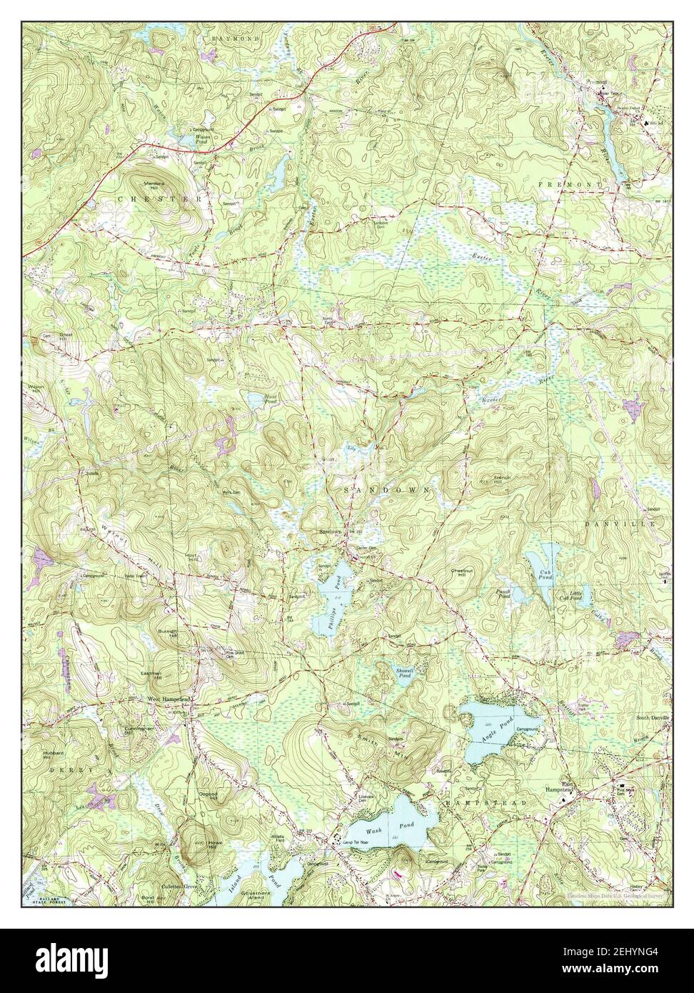 Map of sandown Cut Out Stock Images & Pictures Alamy
