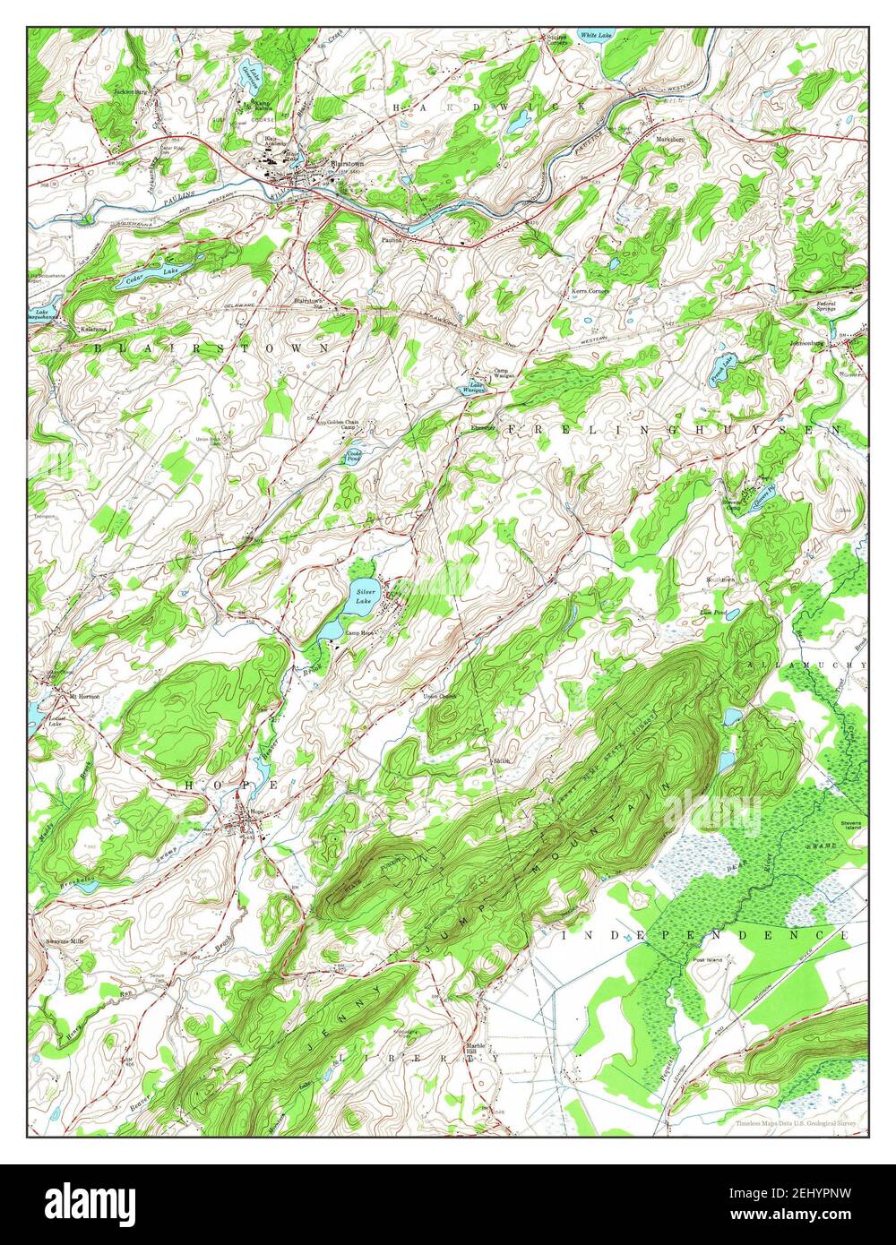 Map of blairstown hires stock photography and images Alamy