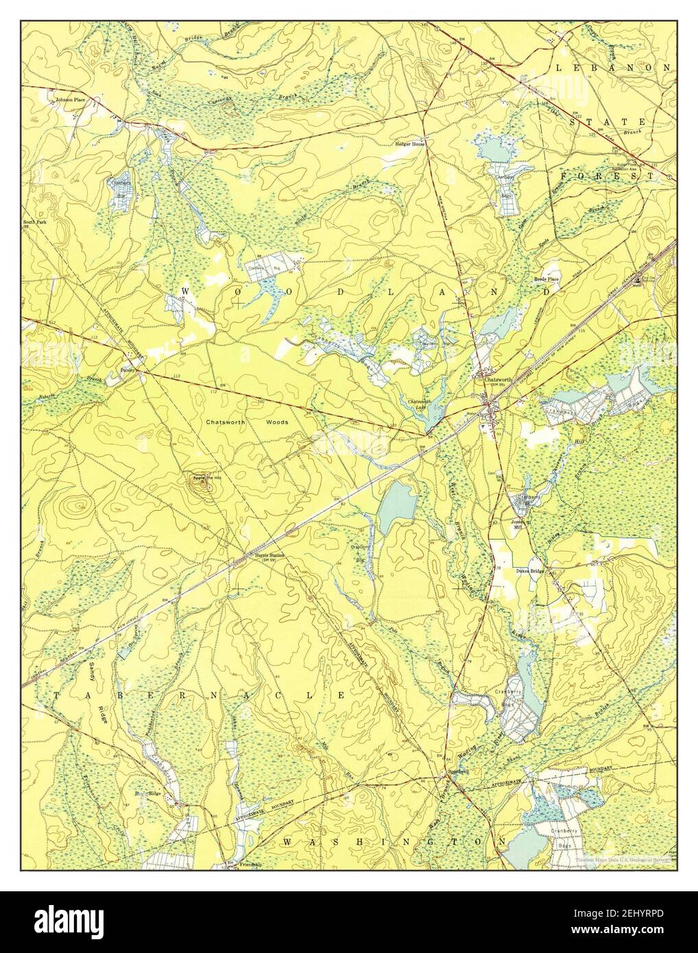 Map of chatsworth Cut Out Stock Images & Pictures Alamy