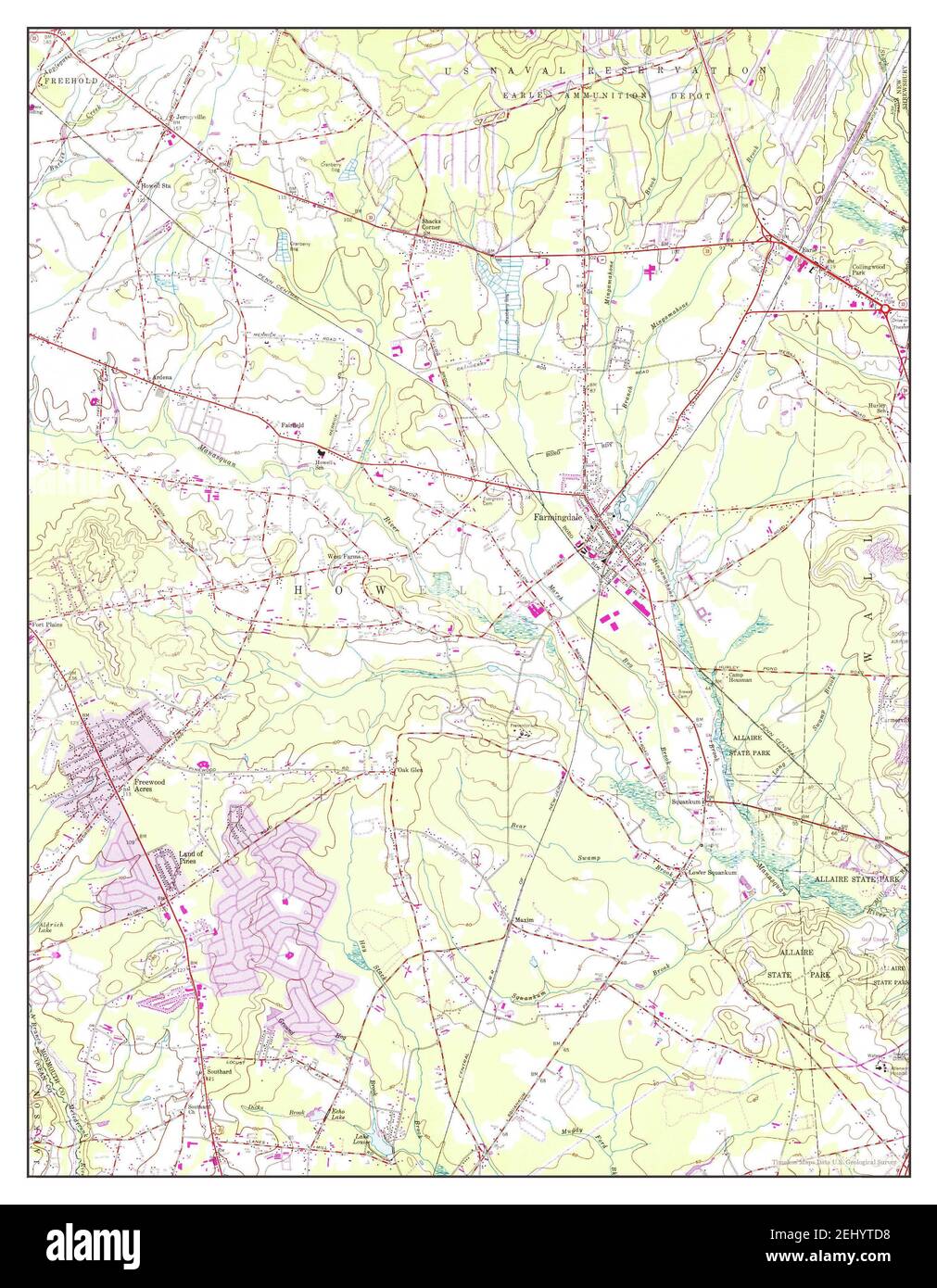 Map of farmingdale hires stock photography and images Alamy