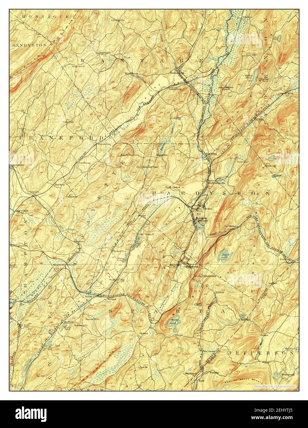 Franklin Furnace, New Jersey, map 1903, 162500, United States of