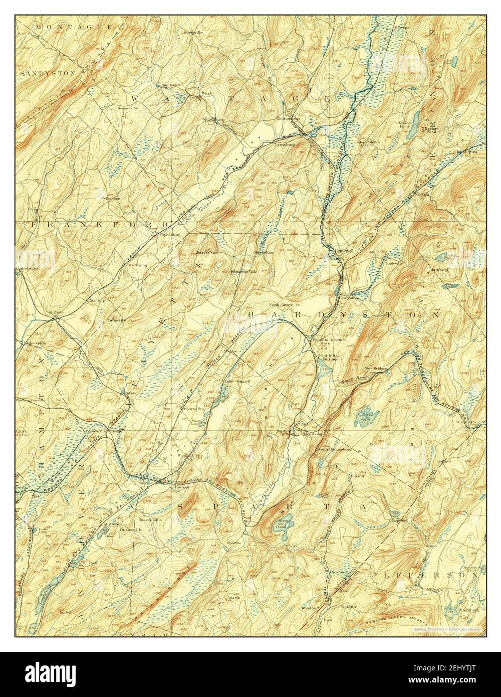Map of franklin new jersey hires stock photography and images Alamy