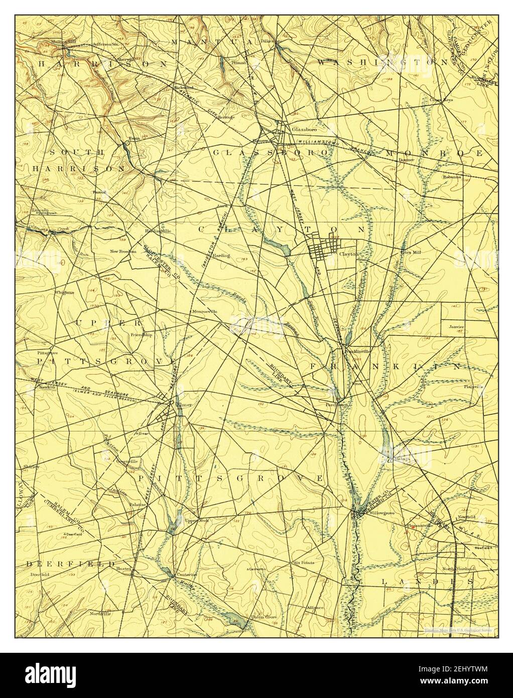 Map of glassboro new jersey Cut Out Stock Images & Pictures Alamy