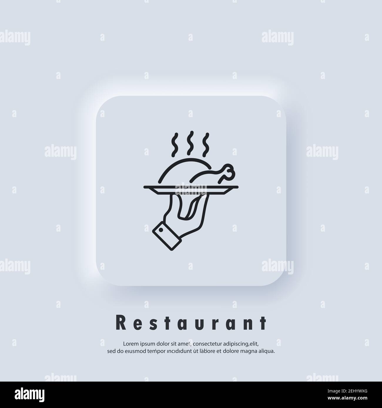 Chicken tray Stock Vector Images - Alamy
