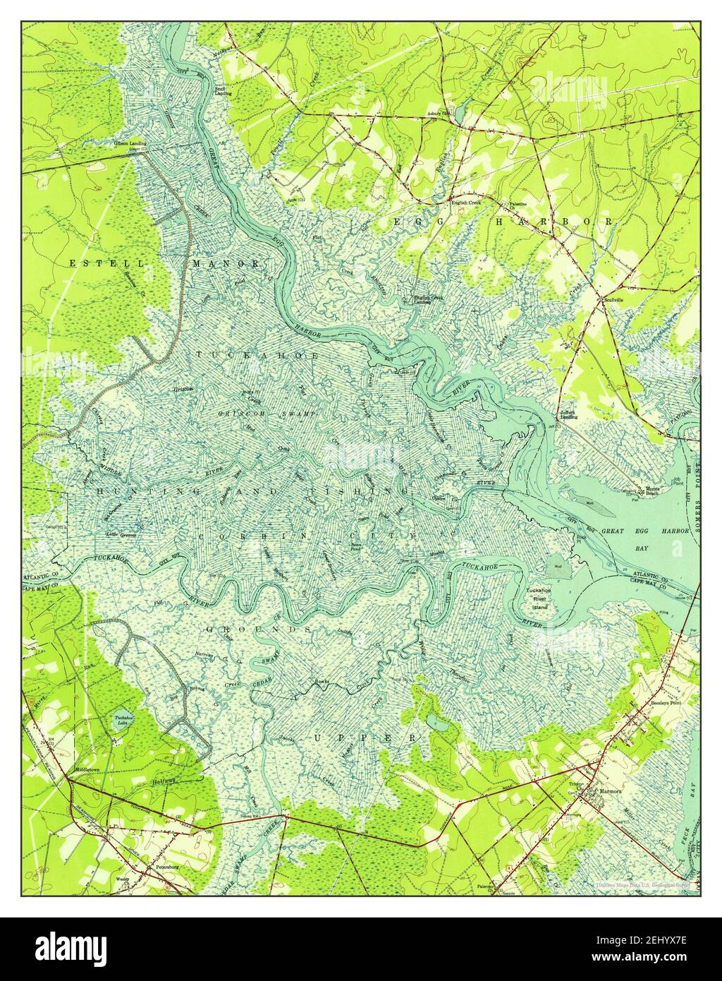 Map of marmora new jersey hires stock photography and images Alamy