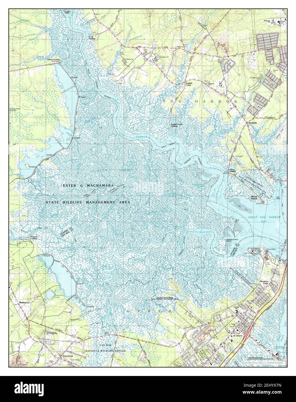 Marmora, New Jersey, map 1994, 124000, United States of America by