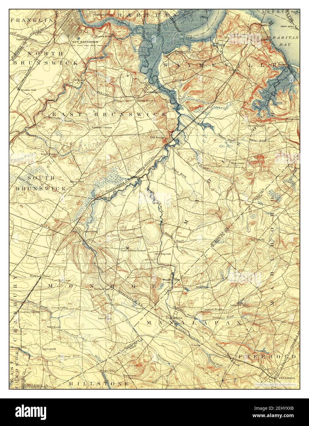 New Brunswick Geological Survey New Brunswick, New Jersey, Map 1901, 1:62500, United States Of America By Timeless Maps, Data U.s. Geological Survey Stock Photo - Alamy New Brunswick Geological Survey New Brunswick, New Jersey, Map 1901, 1:62500, United States Of America By Timeless Maps, Data U.s. Geological Survey Stock Photo - Alamy