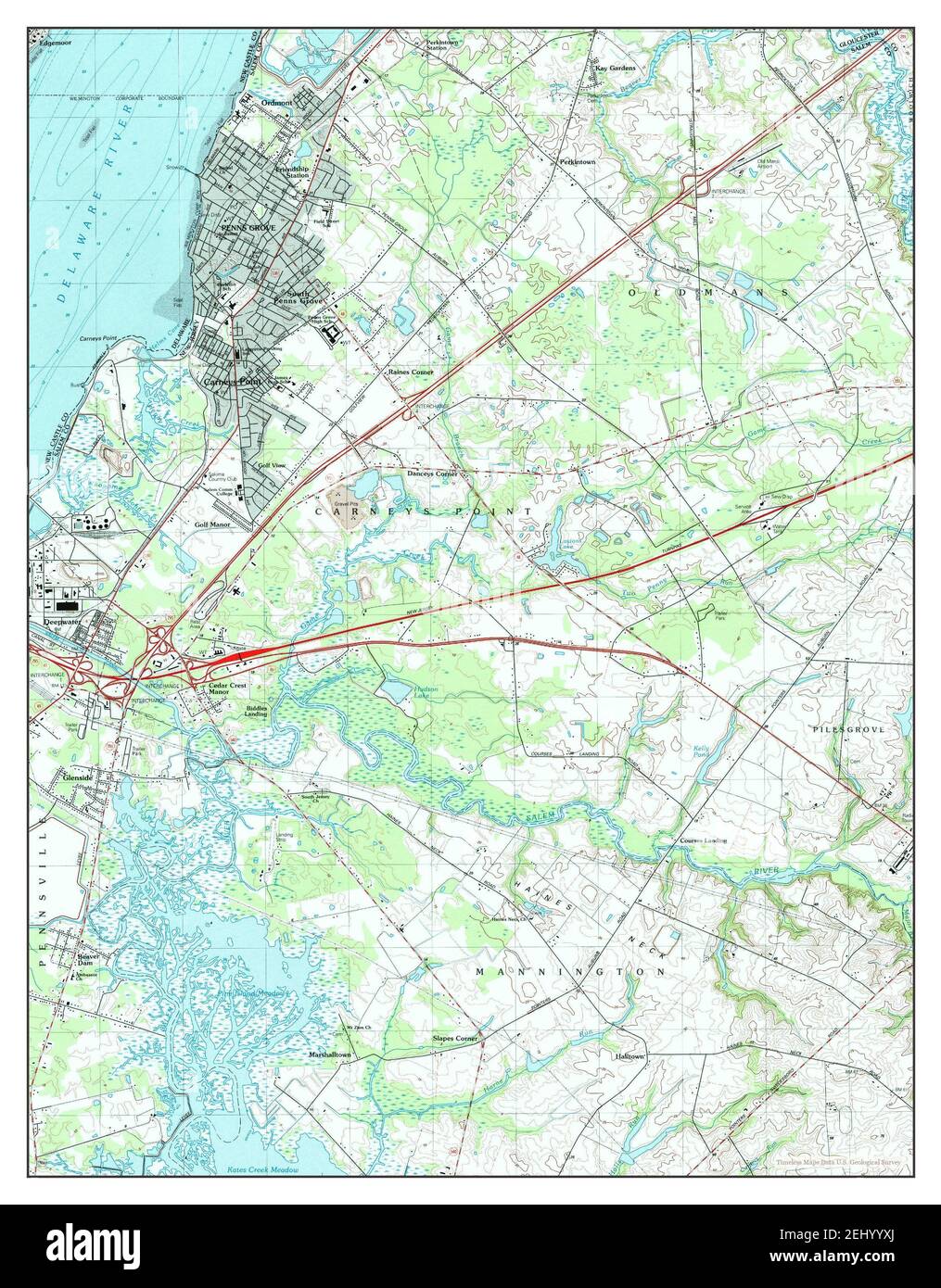 Penns grove new jersey map hires stock photography and images Alamy