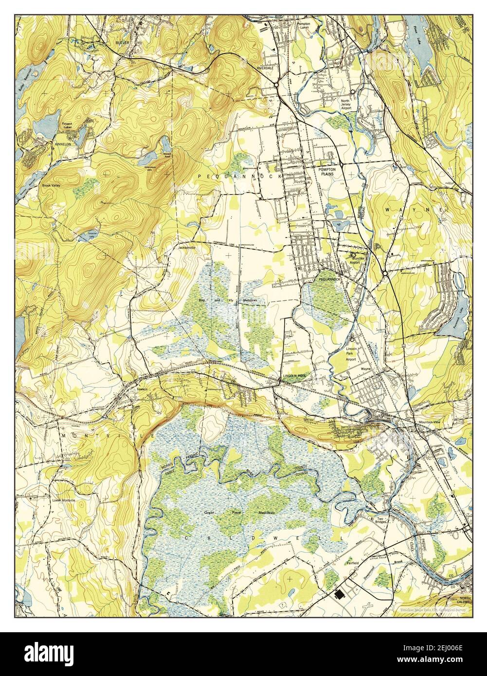 Map of pompton new jersey hires stock photography and images Alamy