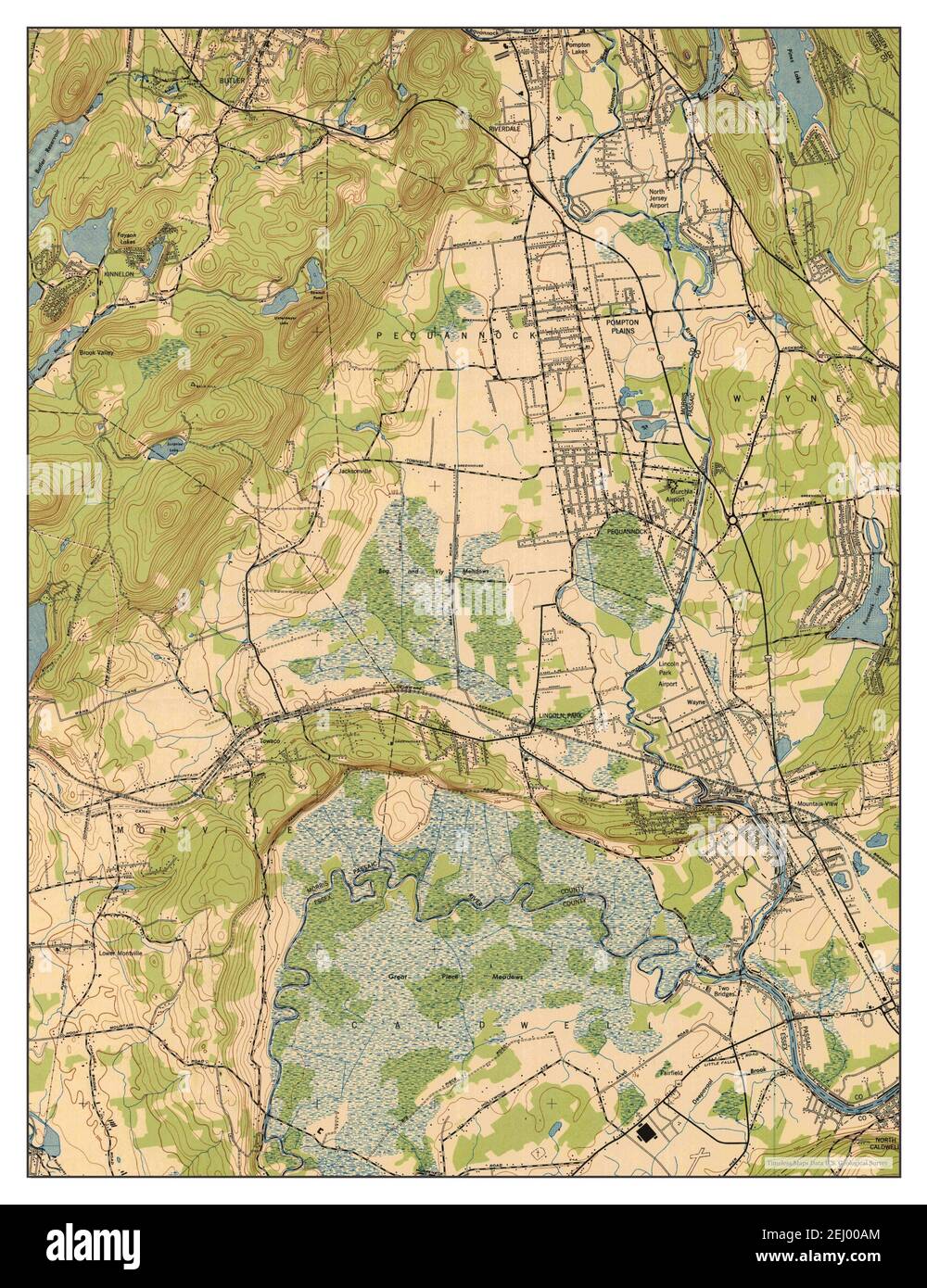 Map of pompton new jersey hires stock photography and images Alamy