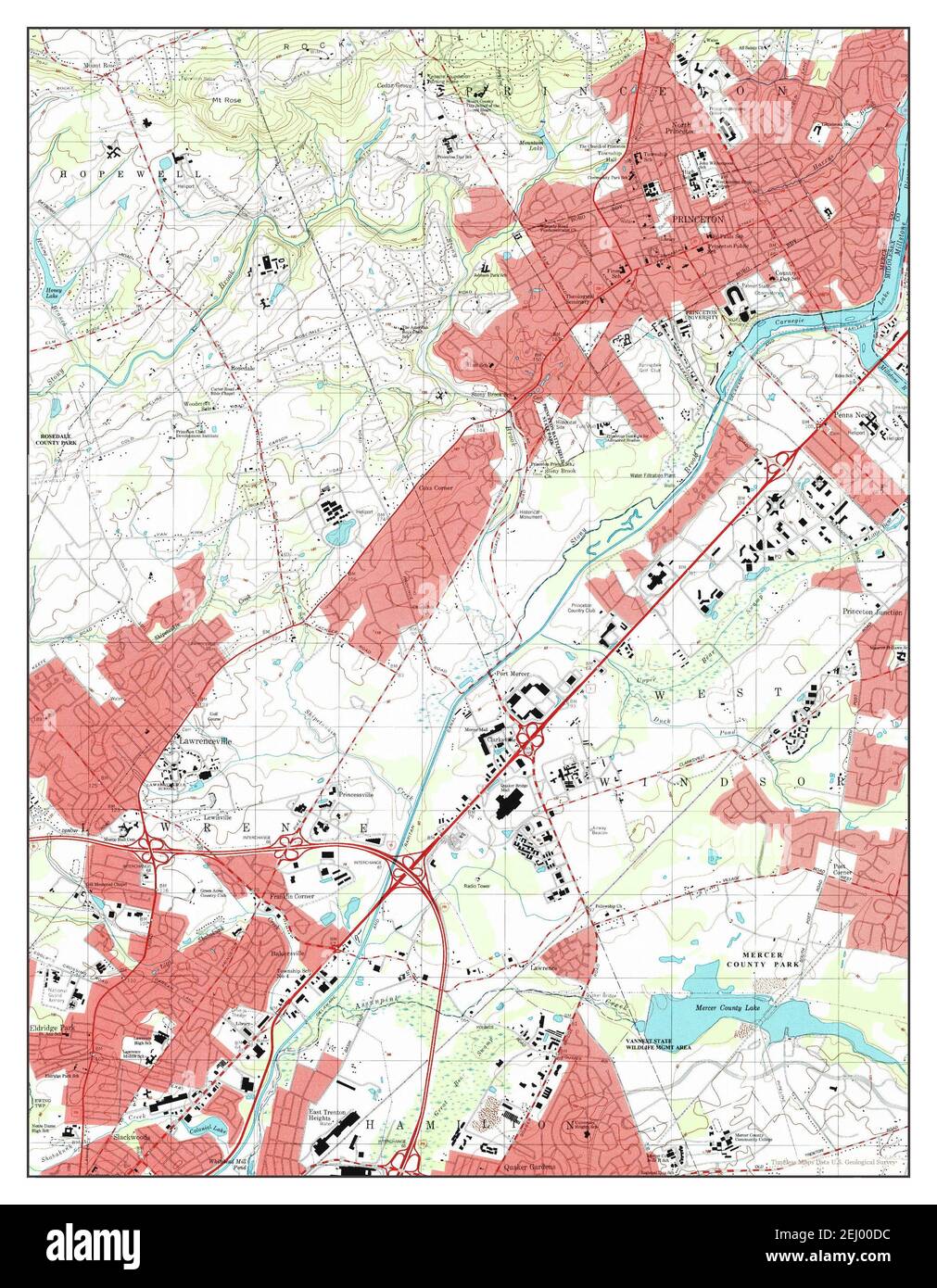 New princeton map Cut Out Stock Images & Pictures Alamy
