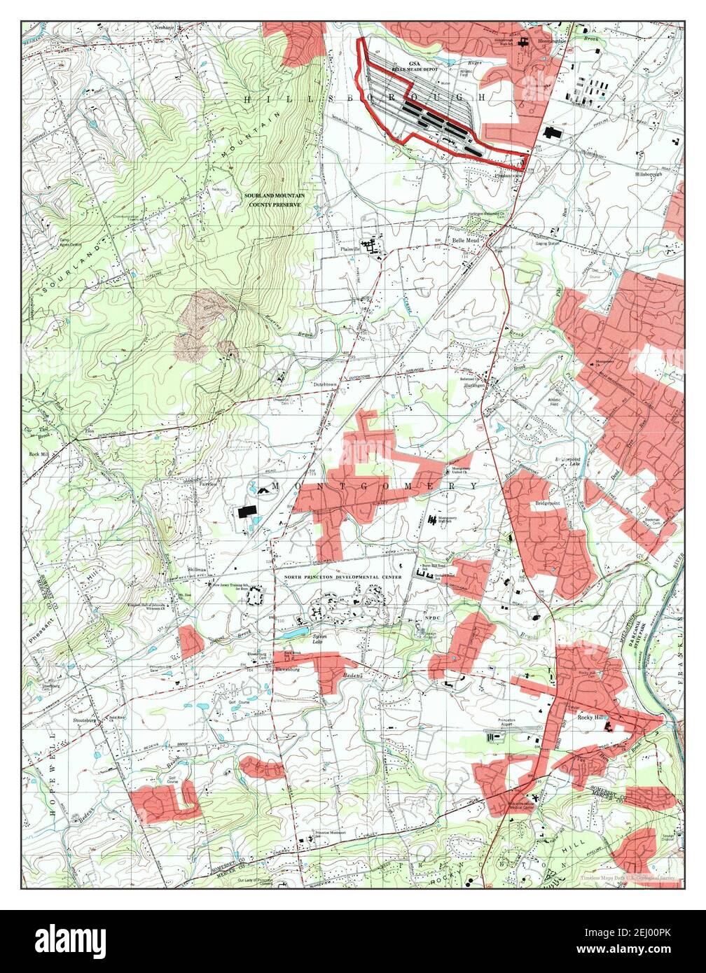Map of rocky hill new jersey hires stock photography and images Alamy