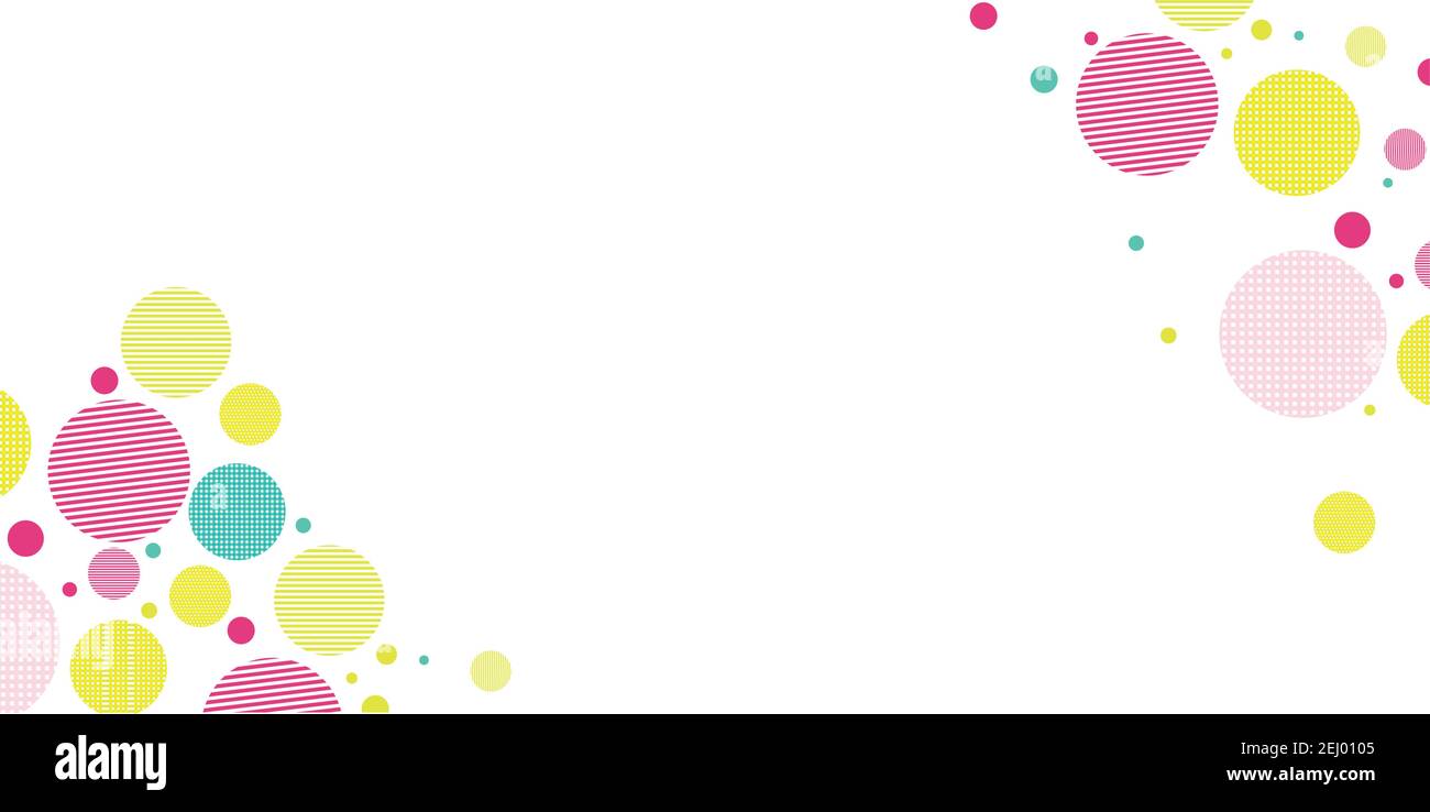 Lights circle pattern on white background. Stock Vector