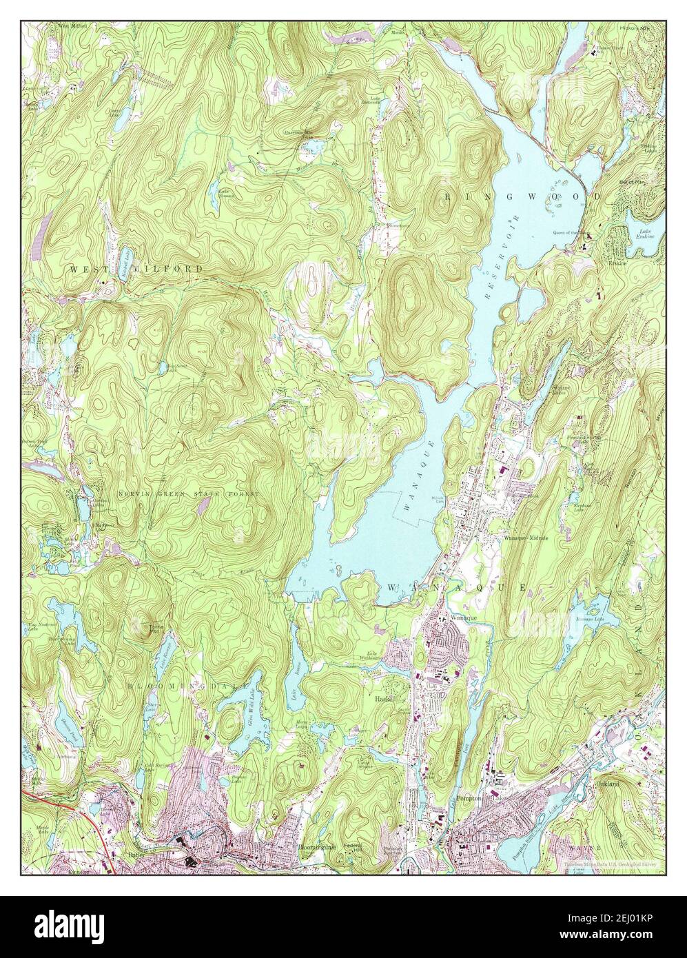 Map of wanaque hires stock photography and images Alamy