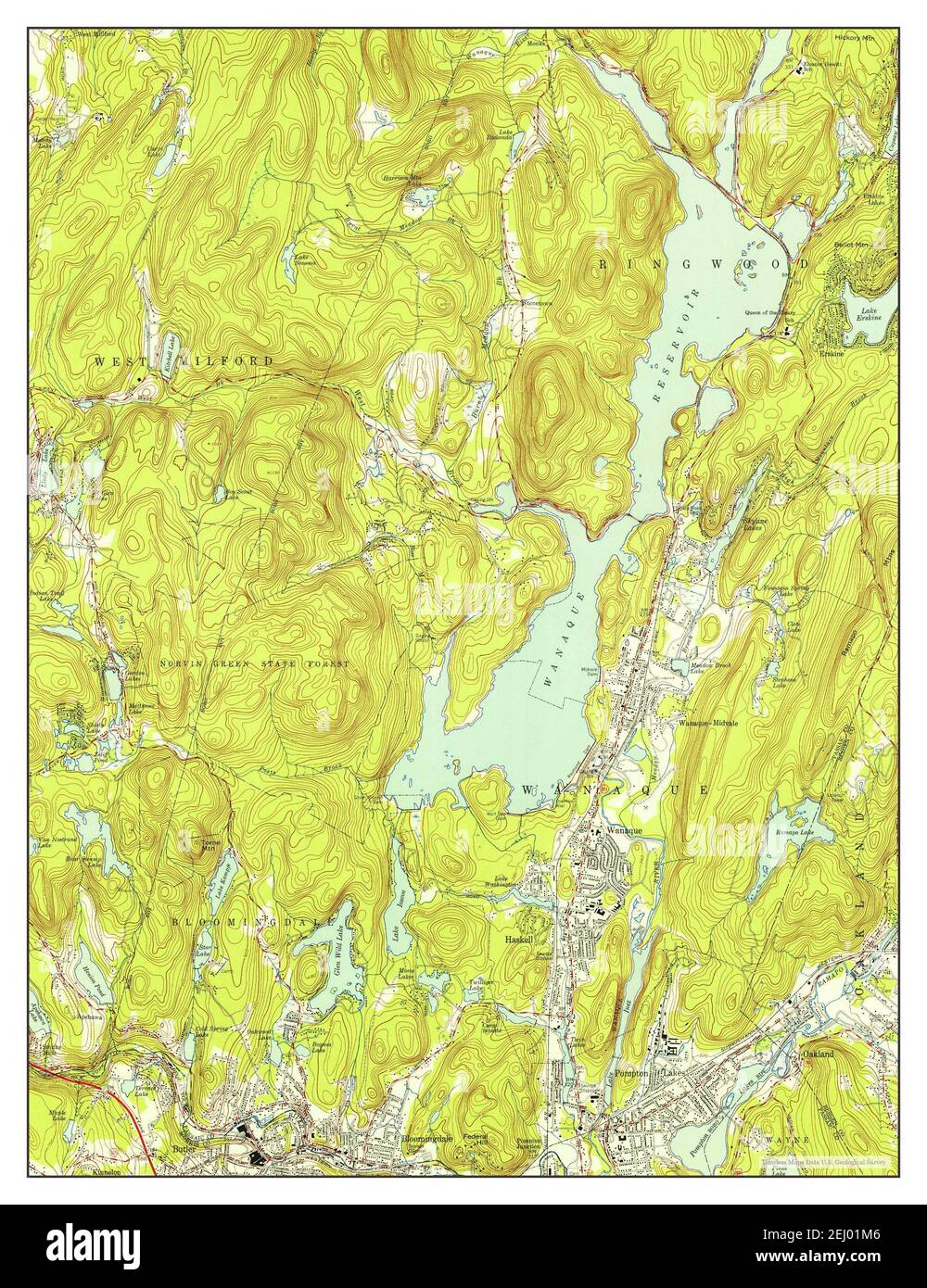 Wanaque new jersey map Cut Out Stock Images & Pictures Alamy