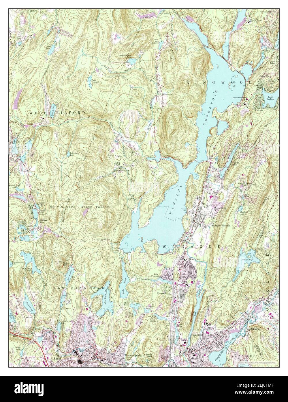 Map of wanaque hires stock photography and images Alamy
