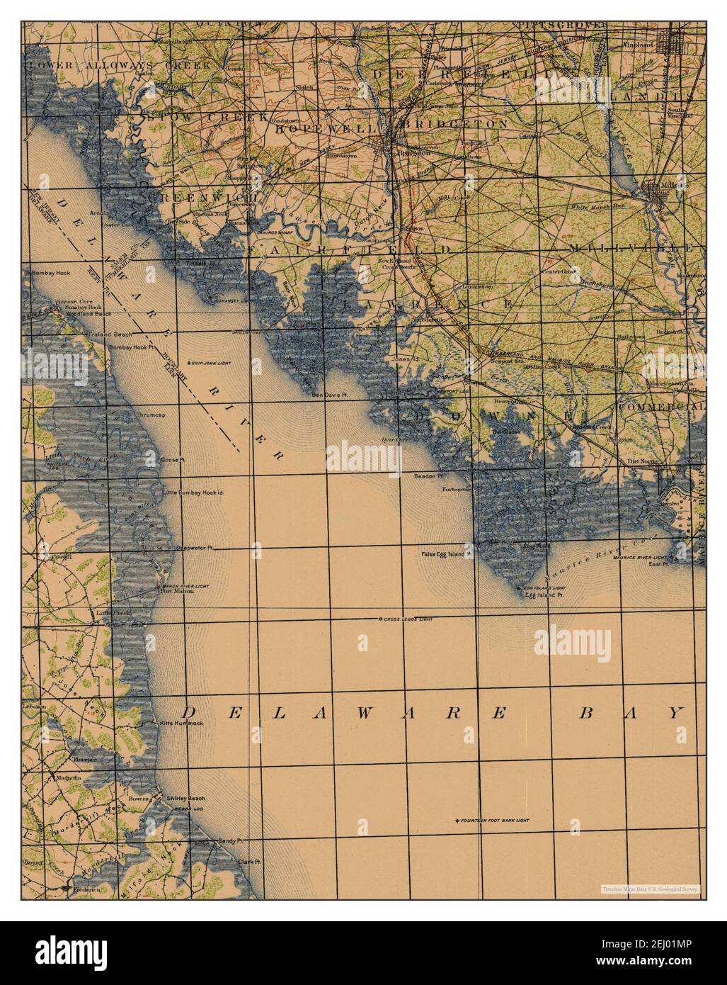 Old map of vineland new jersey Cut Out Stock Images & Pictures Alamy