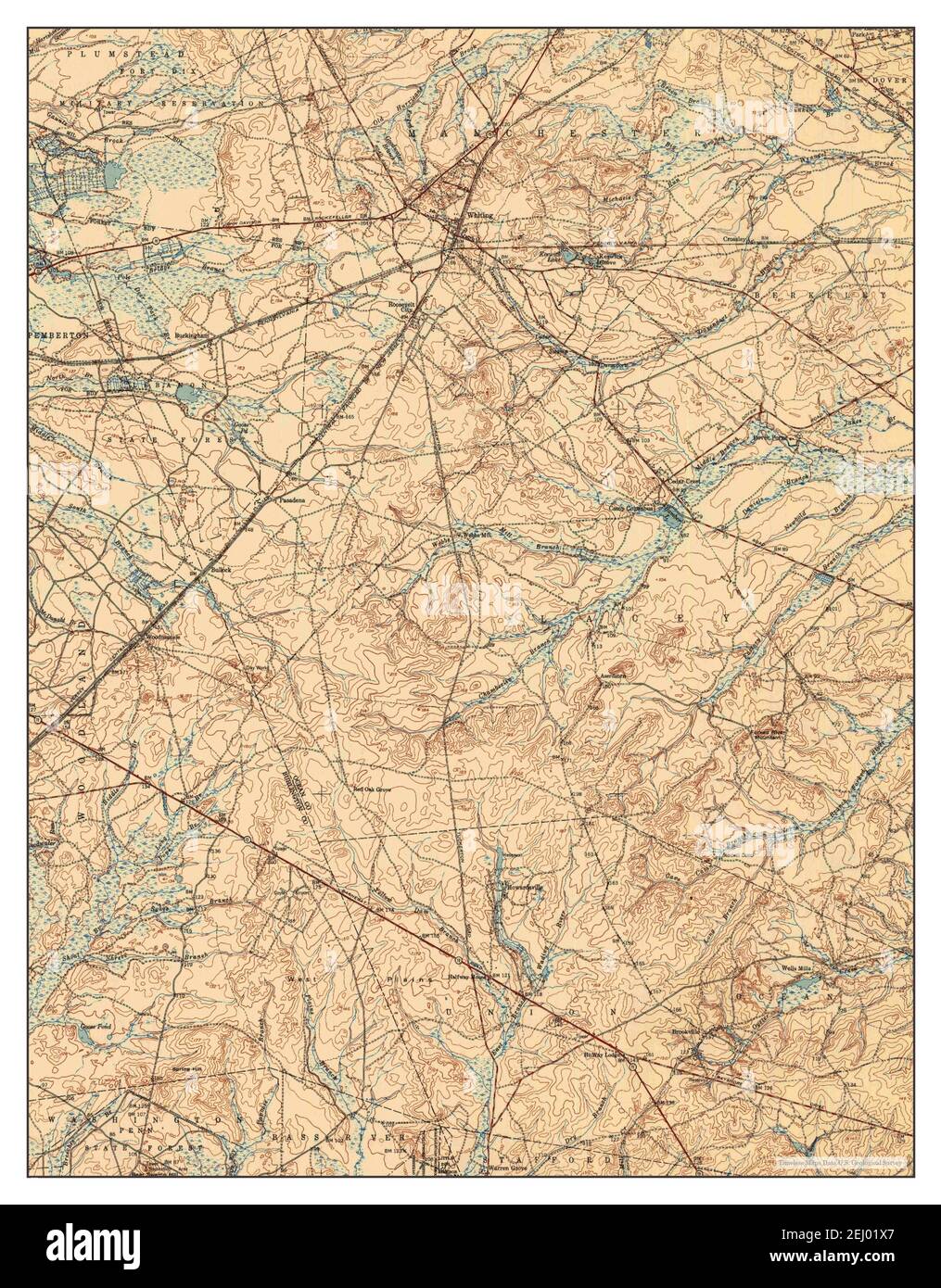 Map of whiting hires stock photography and images Alamy