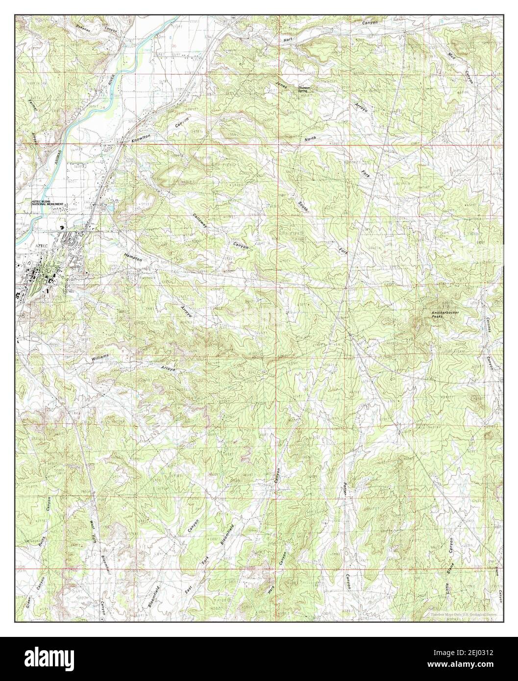 Aztec new mexico map Cut Out Stock Images & Pictures Alamy