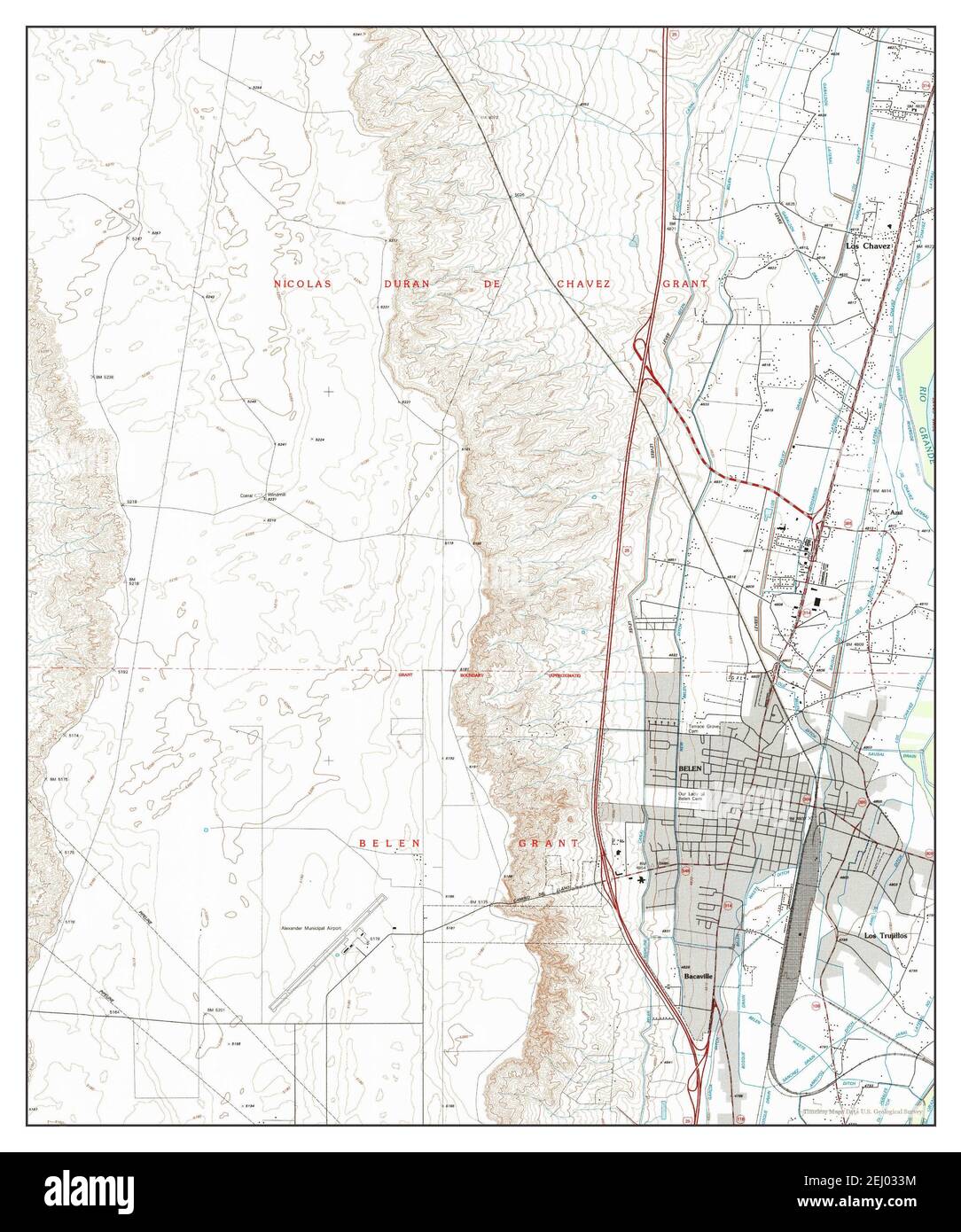 Belen New Mexico Map Belen, New Mexico, Map 1991, 1:24000, United States Of America By Timeless  Maps, Data U.s. Geological Survey Stock Photo - Alamy