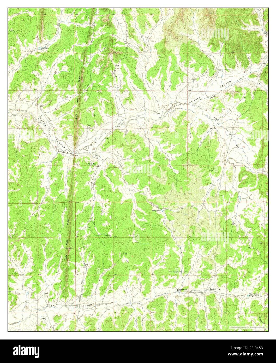 Cement Lake, New Mexico, map 1963, 124000, United States of America by
