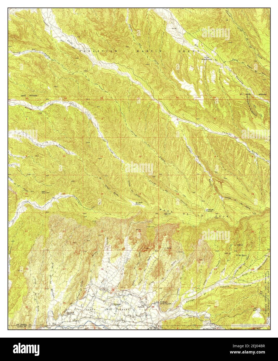Map of chimayo hires stock photography and images Alamy