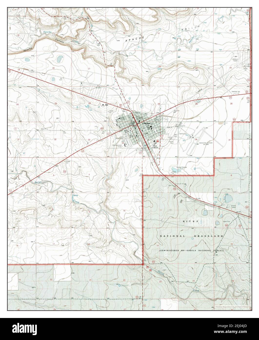 Clayton new mexico map hires stock photography and images Alamy