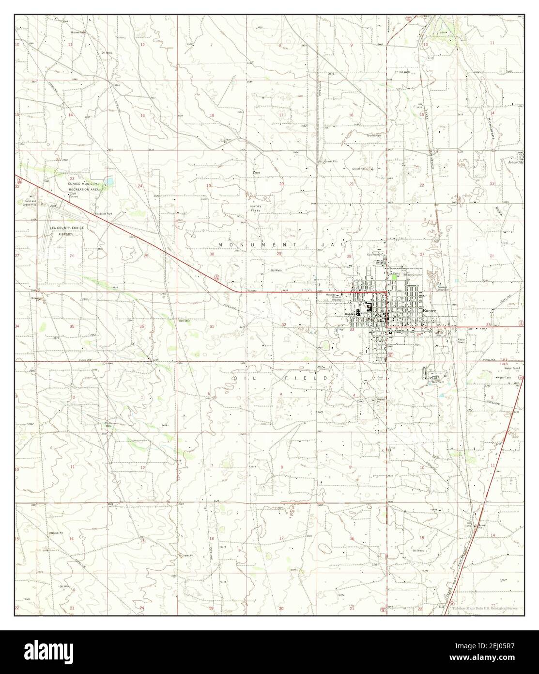 Eunice map Cut Out Stock Images & Pictures Alamy