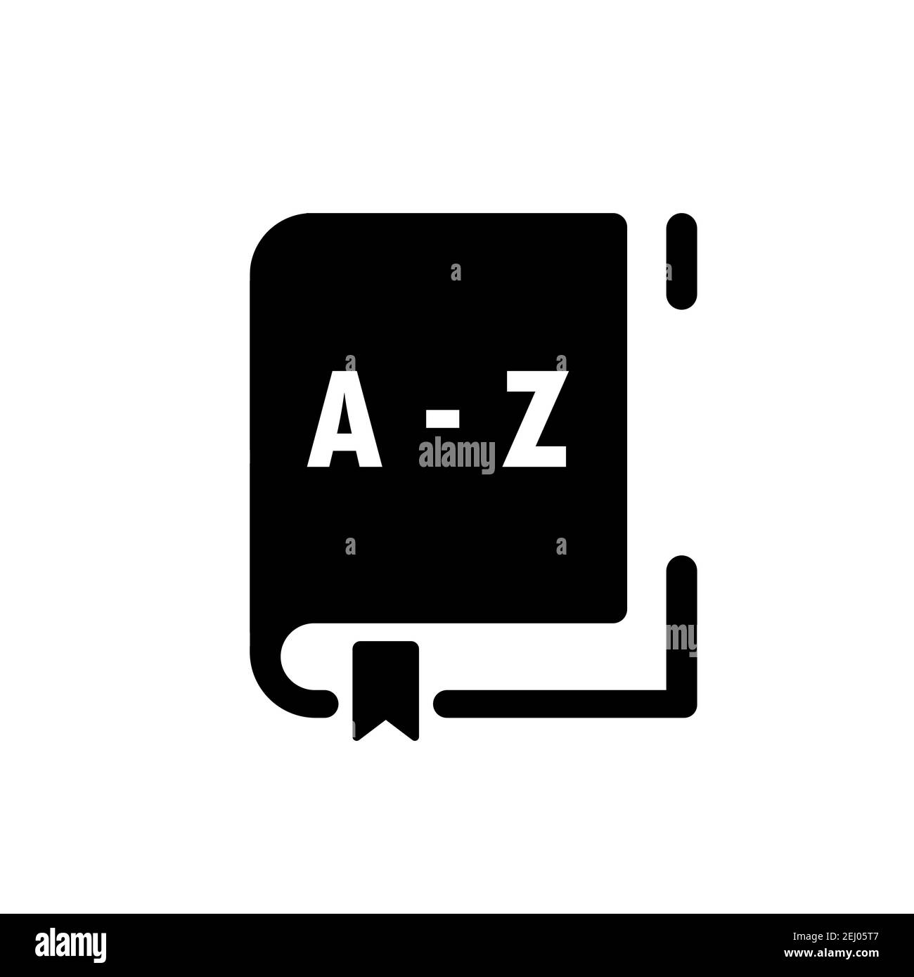 Dictionary icon. Glossary. Badge with book. Dictionary logo. Library ...
